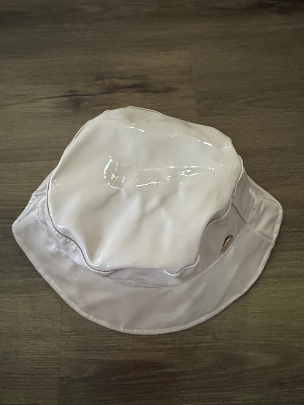 NWOT Modern Horse Patent Vinyl Bucket Hat - Blush Pink - Picture 4 of 5